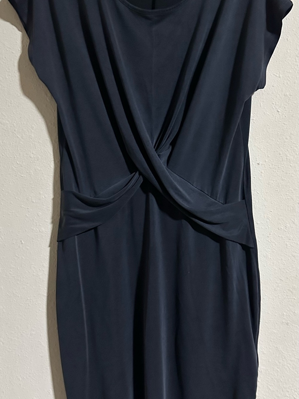 Paraphrase Twist-Detail Midi Dress